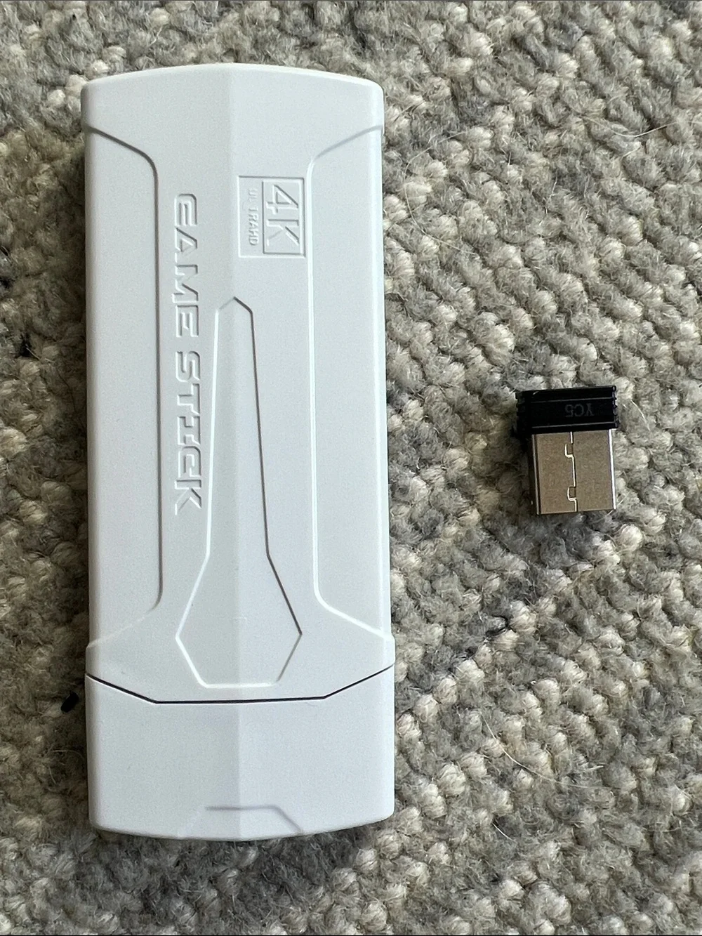 Gamestick Emuelec4.3 Console, 64GB, 2.4G Wireless, 3D Games, White/Black